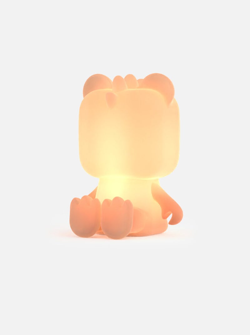 Veilleuse Dino Light - LED Rechargeable USB-C - 3 Niveaux de Luminosité & Minuteurs - MOB Orange - Kiabi