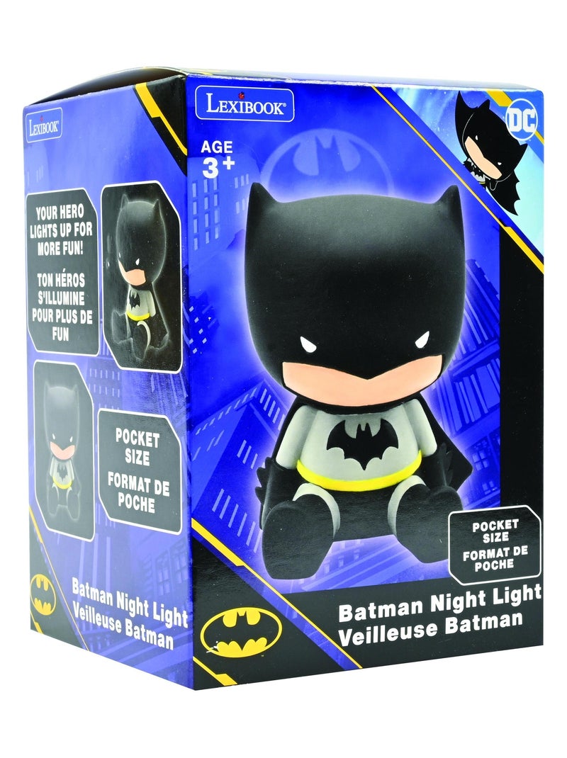 Veilleuse en 3D avec variation de couleurs Batman Noir - Kiabi
