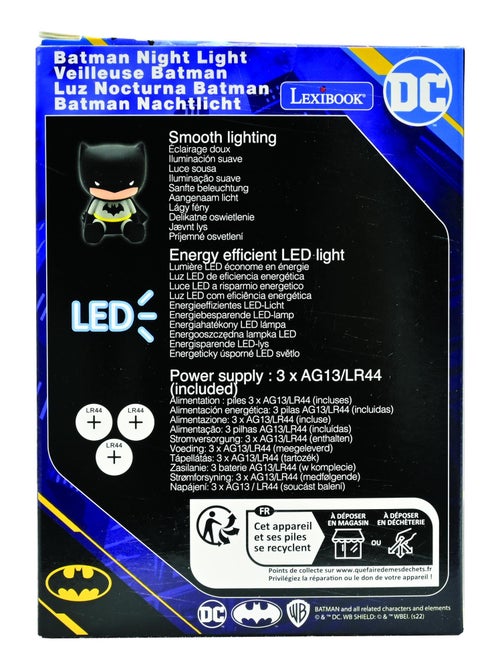 Veilleuse en 3D avec variation de couleurs Batman - Kiabi