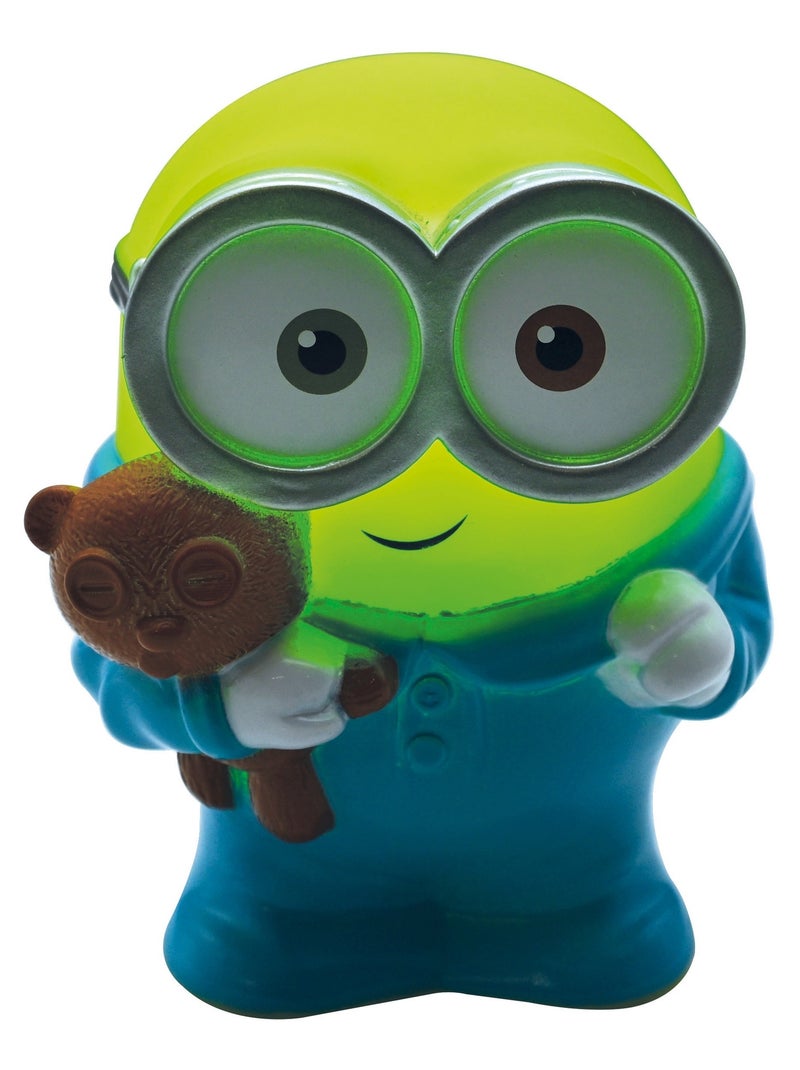 Veilleuse en 3D avec variation de couleurs design Minions Approx. 13cm Jaune - Kiabi