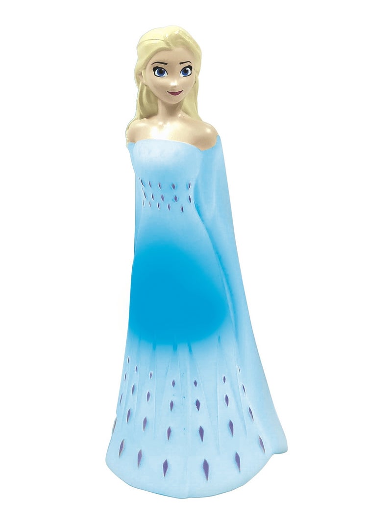 Veilleuse en 3D avec variation de couleurs Elsa Reine des Neiges Blanc - Kiabi
