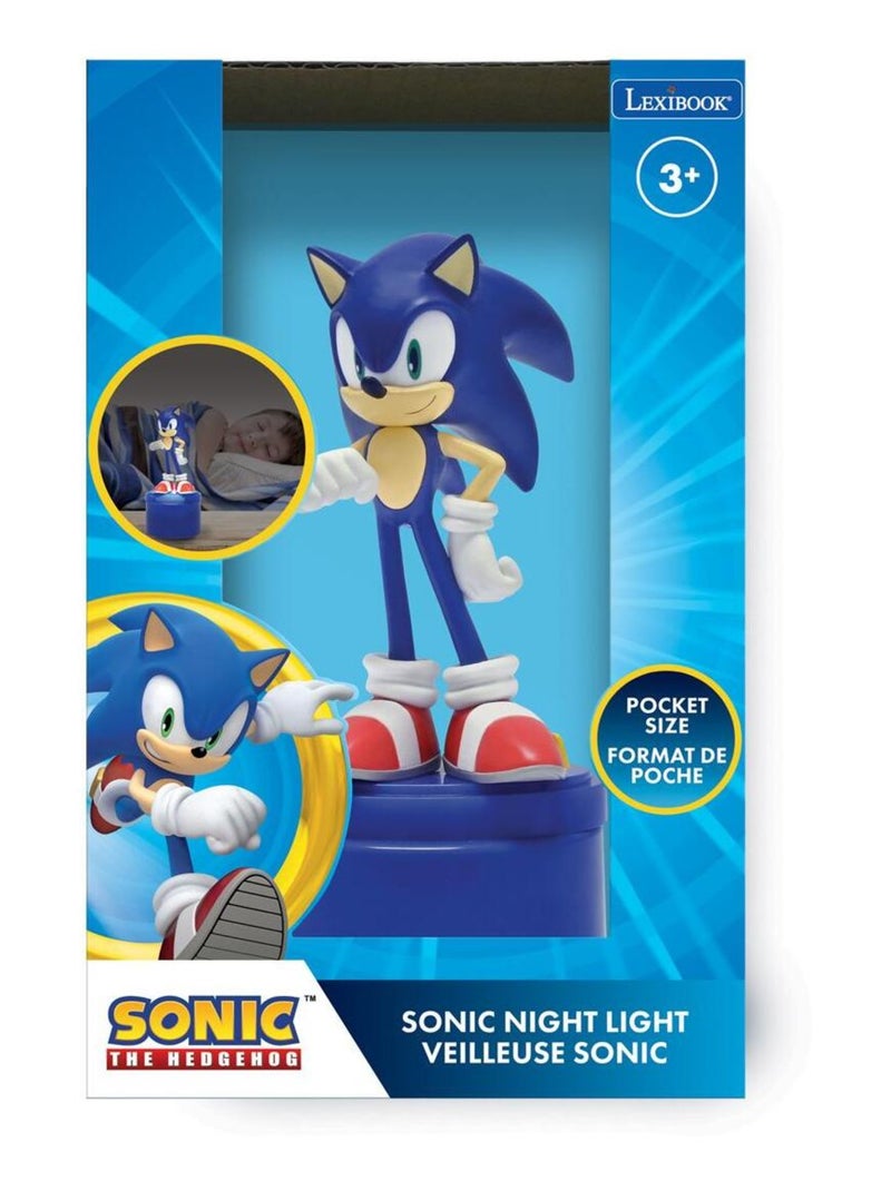 Veilleuse en 3D avec variation de couleurs Sonic Bleu - Kiabi