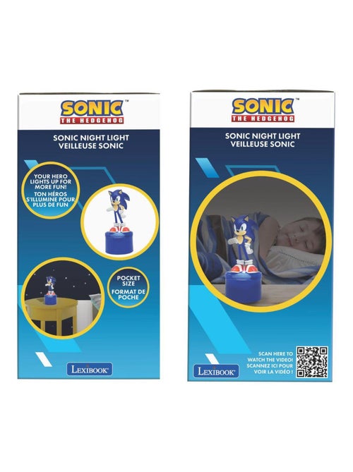 Veilleuse en 3D avec variation de couleurs Sonic - Kiabi
