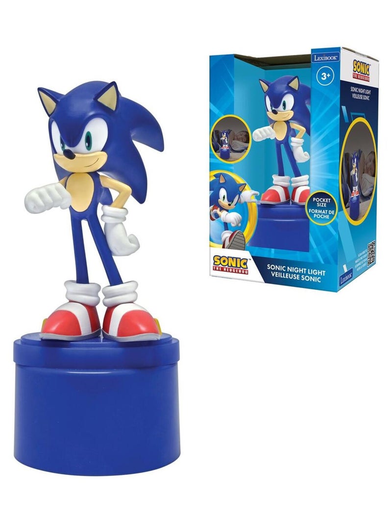 Veilleuse en 3D avec variation de couleurs Sonic Bleu - Kiabi