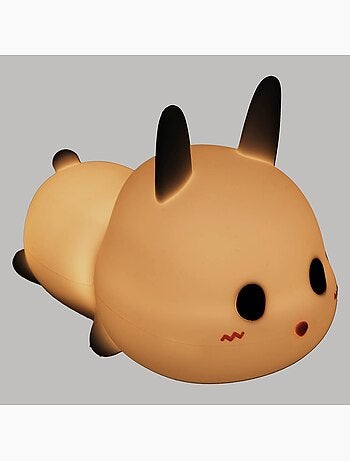 Veilleuse enfant en silicone forme lapin colee