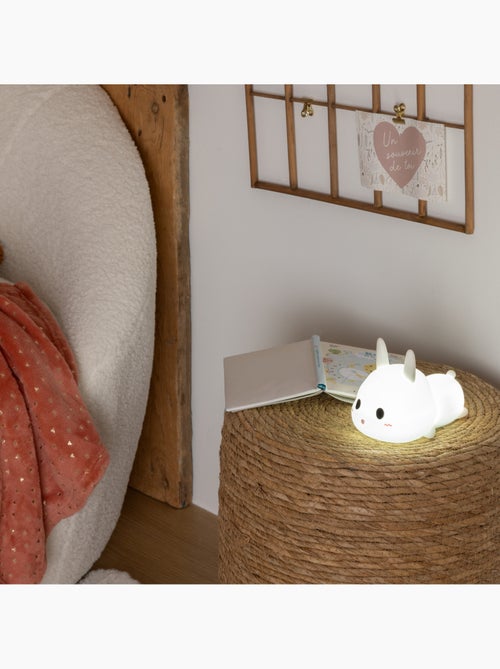 Veilleuse enfant en silicone forme lapin colee - Kiabi
