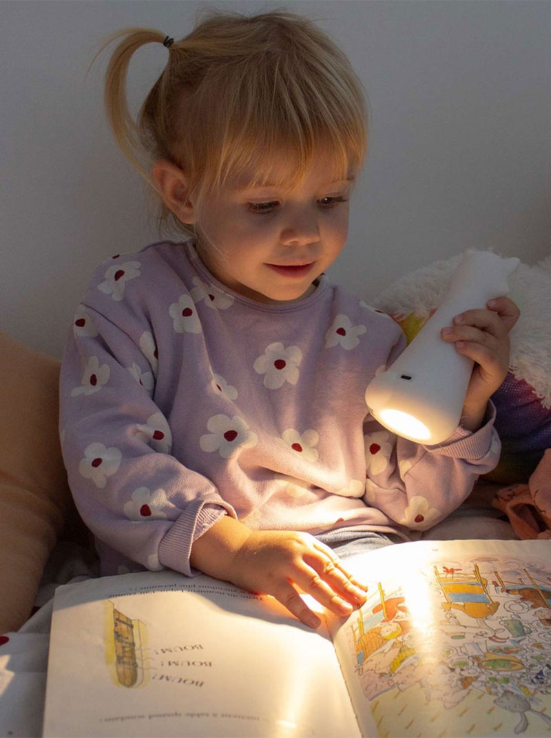 Veilleuse et lampe de poche en silicone Koön Blanc - Kiabi