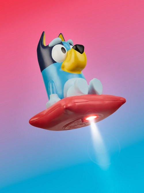 Veilleuse et lampe torche Bluey - Bluey assise sur un coussin - 12 cm - Kiabi