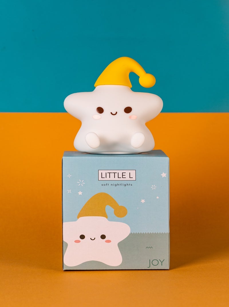 Veilleuse Etoile Joy avec télécommande Blanc - Kiabi