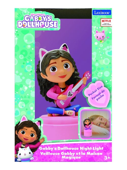 Veilleuse Gabby en 3D avec lumière blanche douce - Kiabi