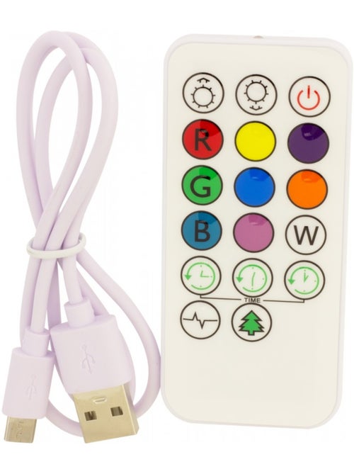 Veilleuse Girafe blanche avec télécommande - Kiabi