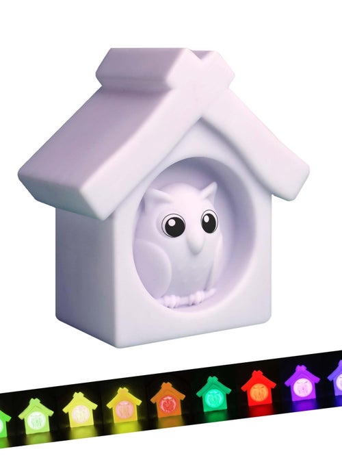 Veilleuse LED Enfant avec Télécommande|Hibou|Crazy Safety|EN IEC55015 - Kiabi