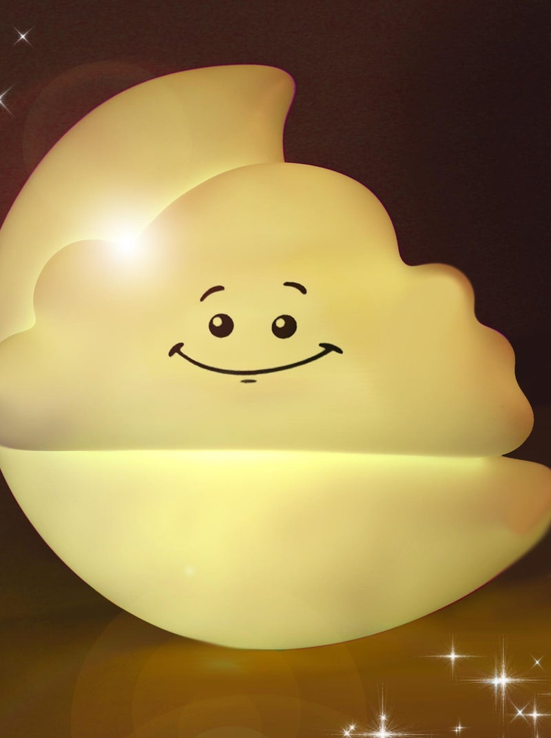 Veilleuse LED Enfant avec Télécommande|Lune et nuage|Crazy Safety|EN IEC55015 Multicolore - Kiabi