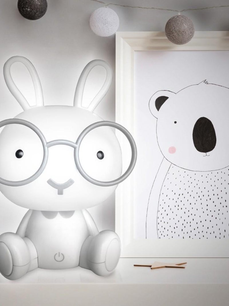 Veilleuse LED lapin Blanc - Kiabi