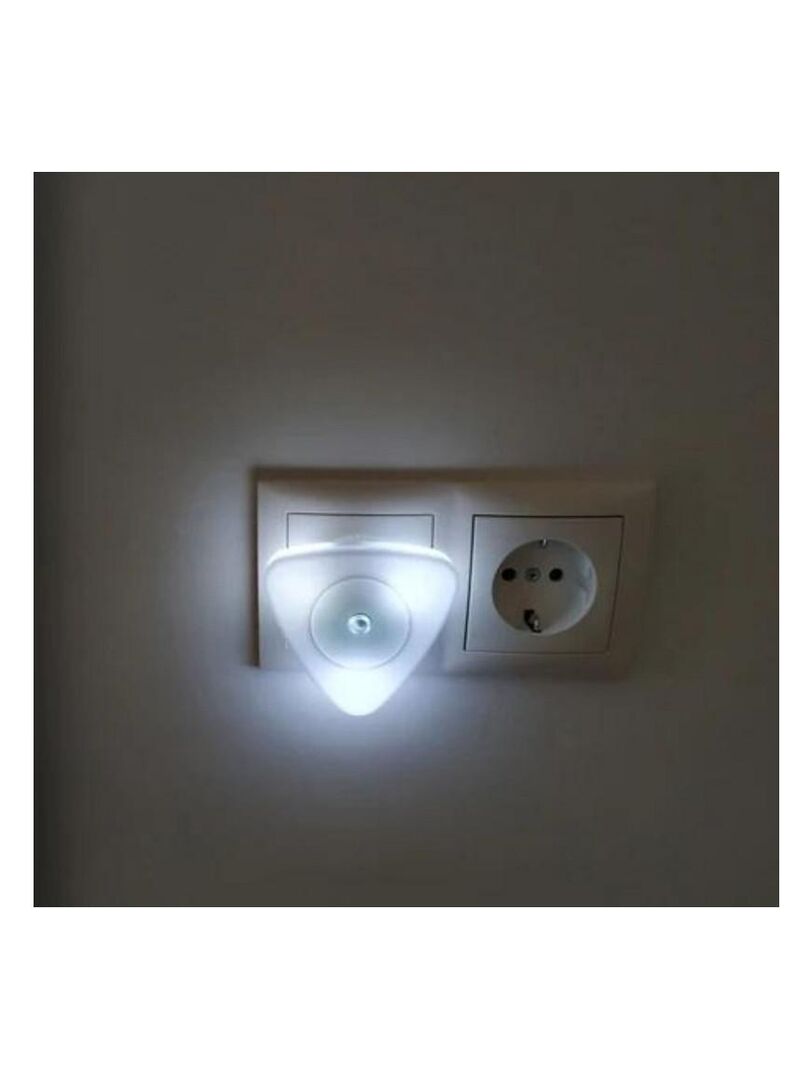 Veilleuse LED murale automatique à brancher - Alecto - Blanc - Kiabi - 8.99€