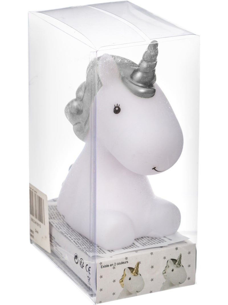 Veilleuse Licorne ALIZY Argent - Kiabi