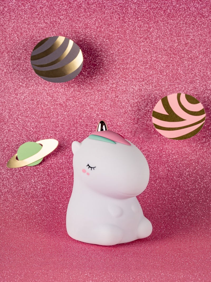 Veilleuse Licorne avec télécommande Blanc - Kiabi