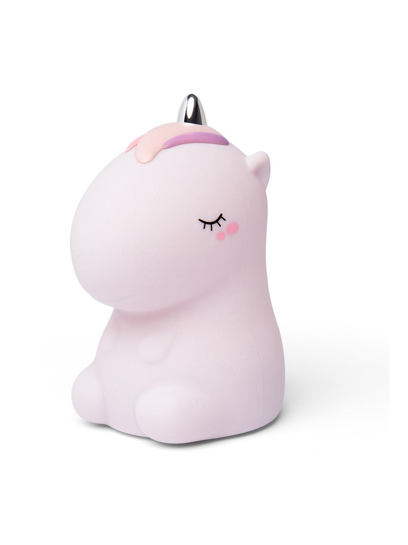 Veilleuse Licorne avec télécommande Rose - Kiabi