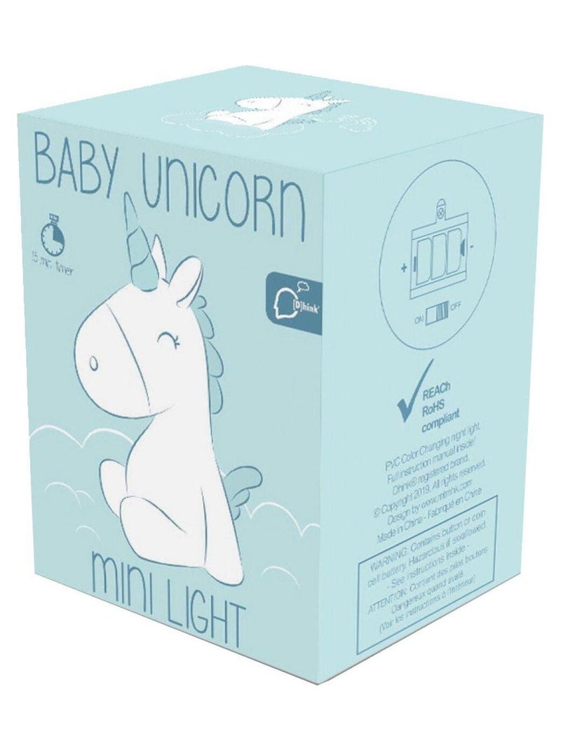 Veilleuse licorne crinière Blanc - Kiabi