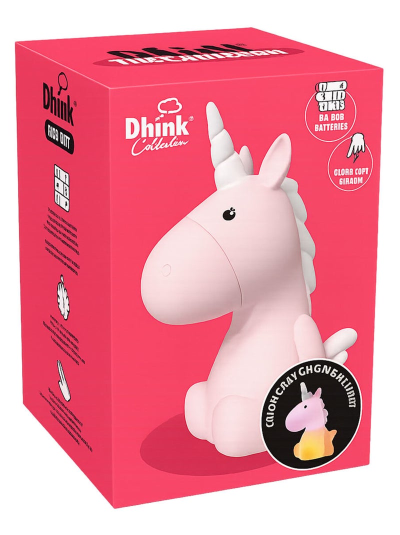Veilleuse Lilly la licorne rose Rose - Kiabi