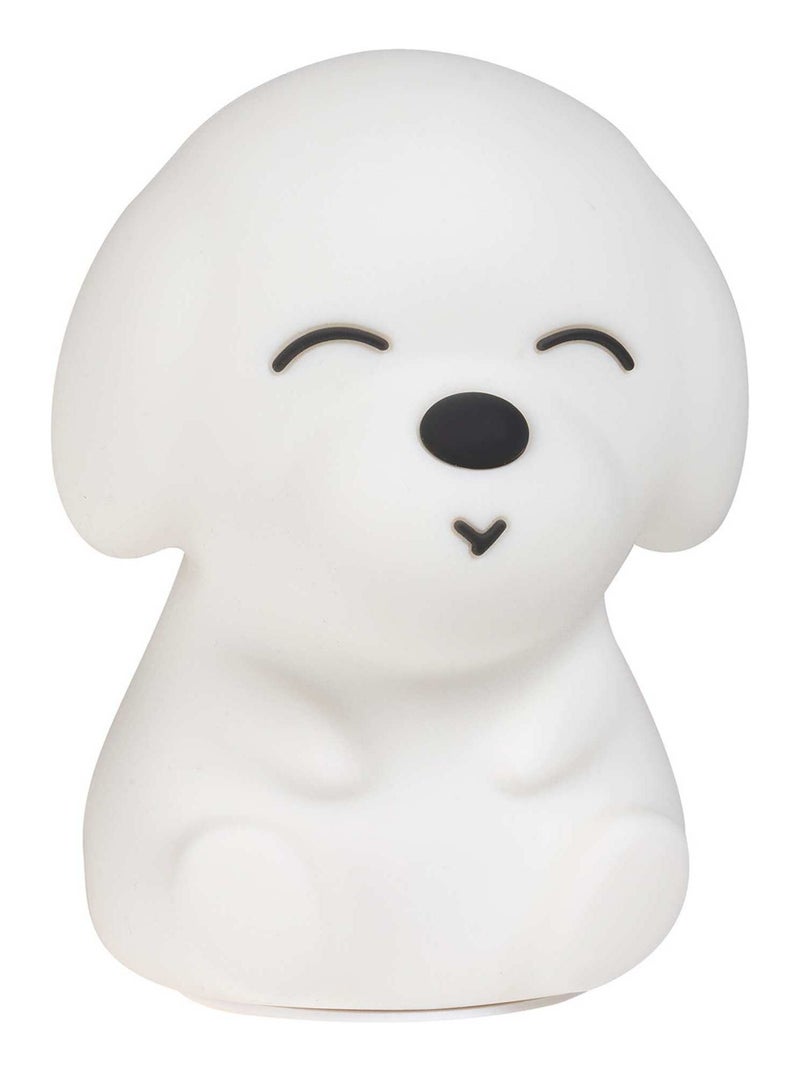 Veilleuse lumineuse tactile en silicone, Chien Multicolore - Kiabi