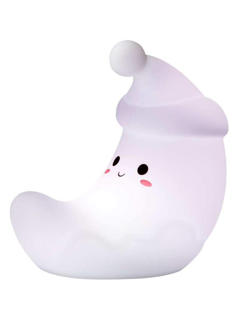 Veilleuse Lune blanche avec télécommande Blanc - Kiabi