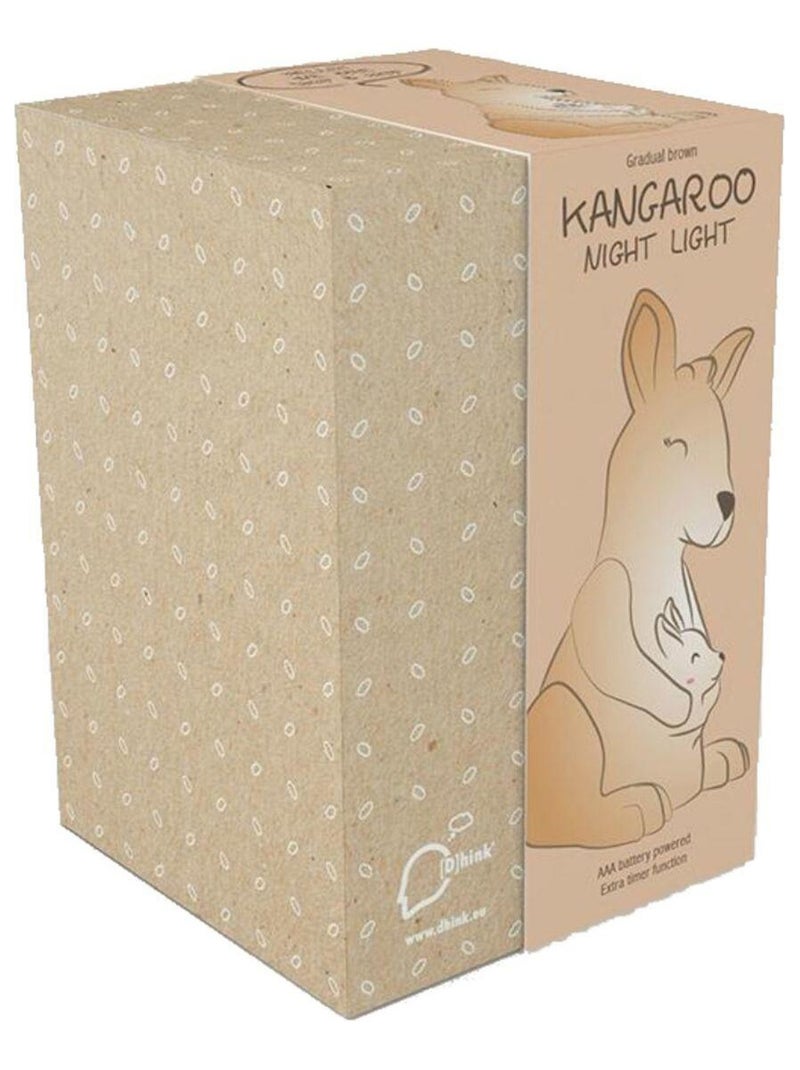 Veilleuse maman kangourou et son bébé Beige - Kiabi