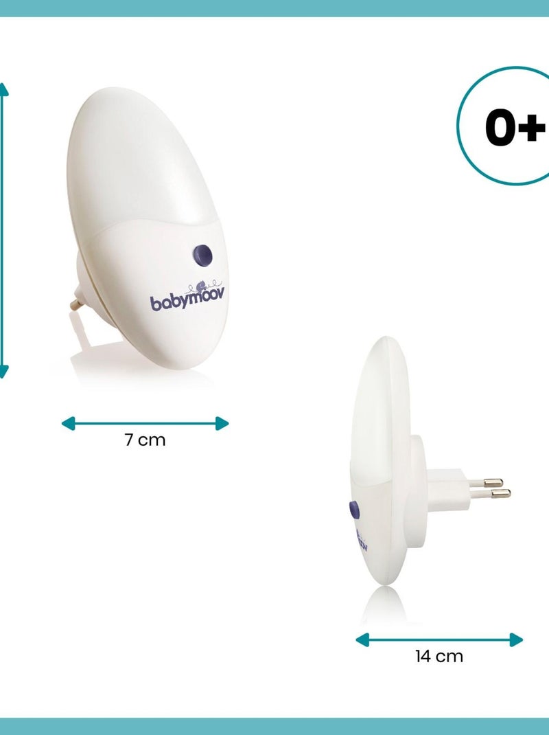 Veilleuse murale LED Eco-consommation, Universelle 'Babymoov Blanc - Kiabi