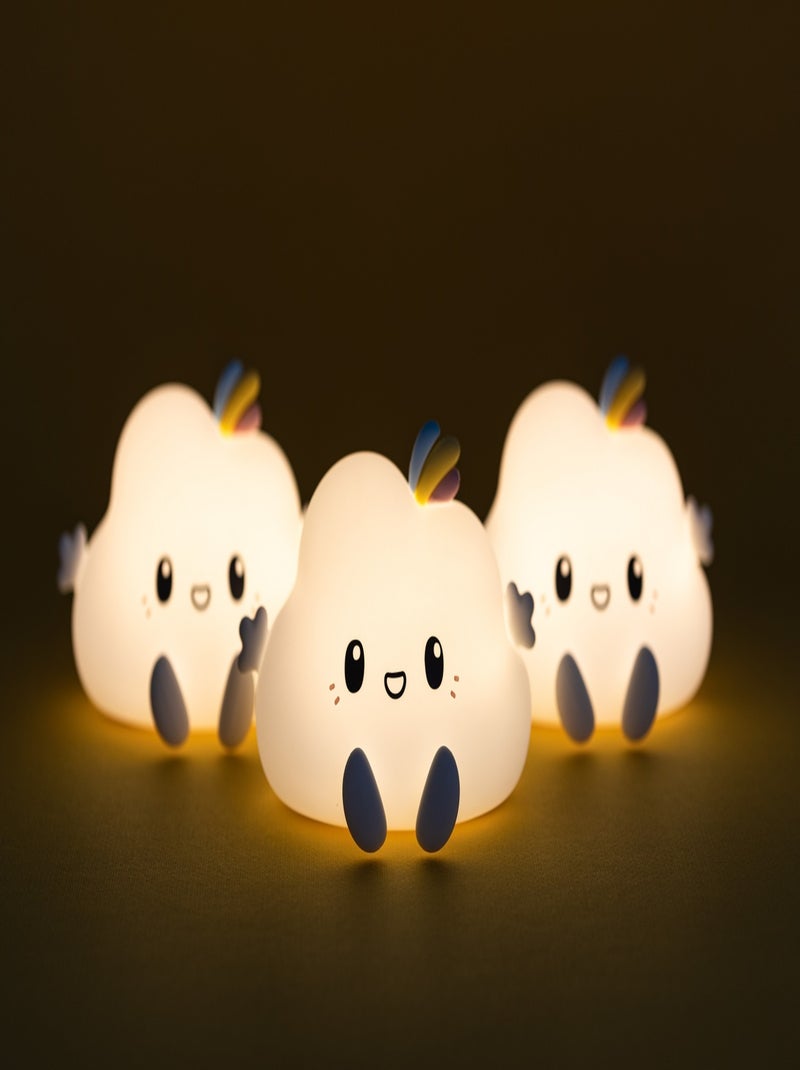 Veilleuse Noa Nuage avec télécommande Blanc - Kiabi