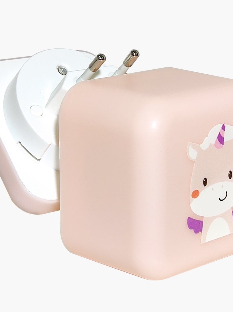 Veilleuse nomade Lily la licorne Rose - Kiabi