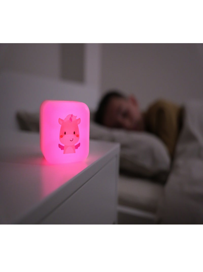 Veilleuse nomade Lily la licorne Rose - Kiabi