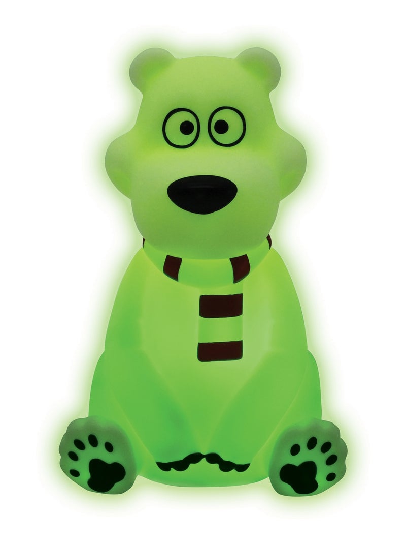 Veilleuse Ours Polaire en 3D avec variation de couleurs Blanc - Kiabi