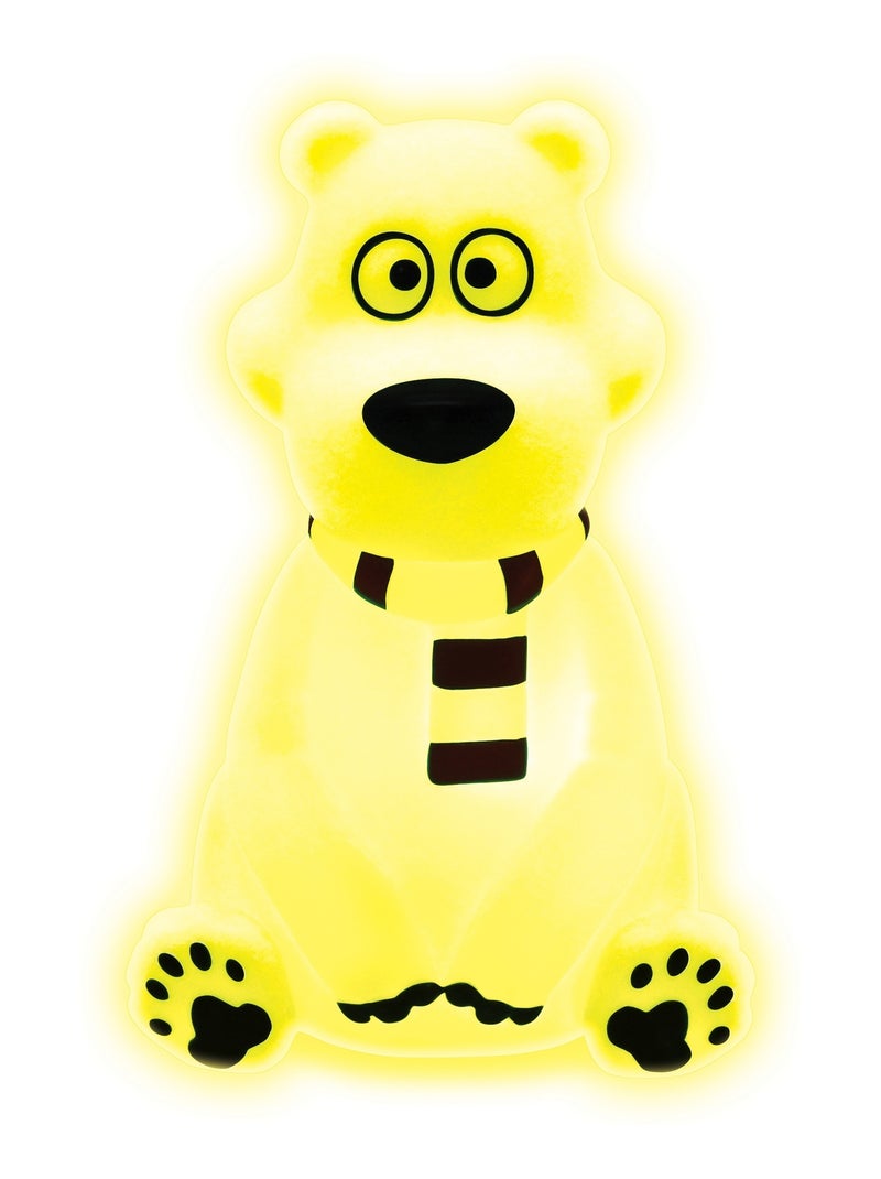 Veilleuse Ours Polaire en 3D avec variation de couleurs Blanc - Kiabi