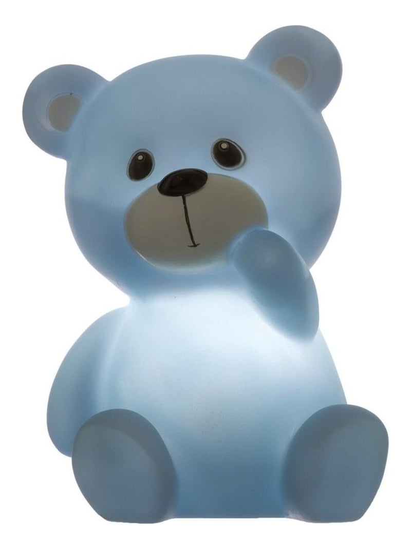 Veilleuse ourson H14 bleu Bleu - Kiabi