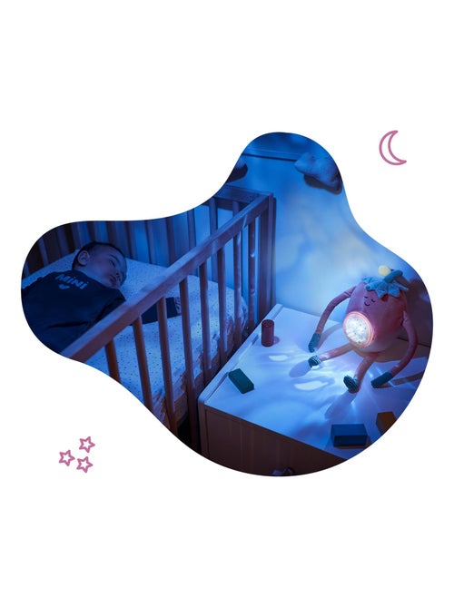 Veilleuse peluche Bébé à projection et berceuses Barnabé 'Badabulle' - Kiabi