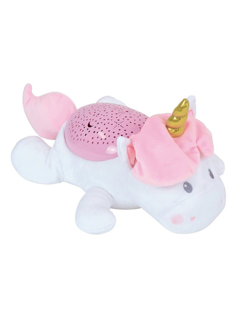 Veilleuse peluche, musicale, multicolore et projecteur - Licorne - 39 cm Multicolore - Kiabi