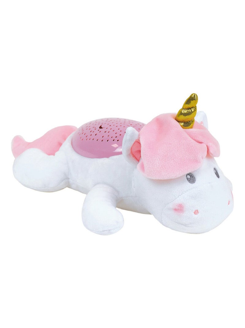 Veilleuse peluche, musicale, multicolore et projecteur - Licorne - 39 cm Multicolore - Kiabi