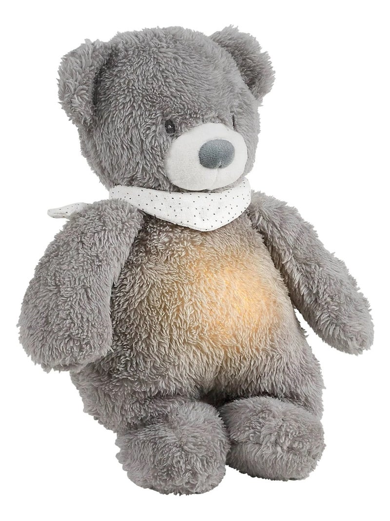 Veilleuse peluche ours Sleepy Gris - Kiabi