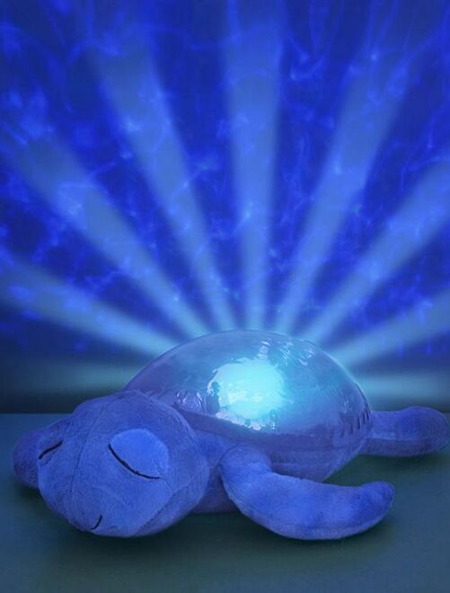 Veilleuse peluche tortue tranquille bleu marine - Kiabi