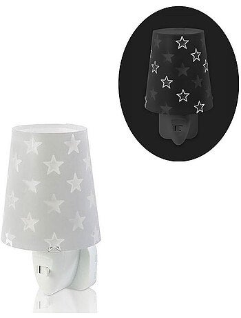 Veilleuse phosphorescente stars grise