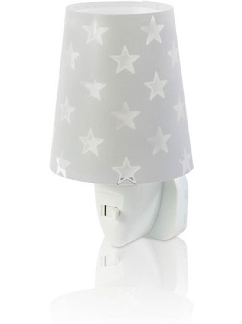 Veilleuse phosphorescente stars grise Gris - Kiabi