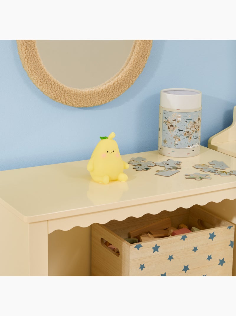 Veilleuse poire enfant rechargeable Jaune - Kiabi