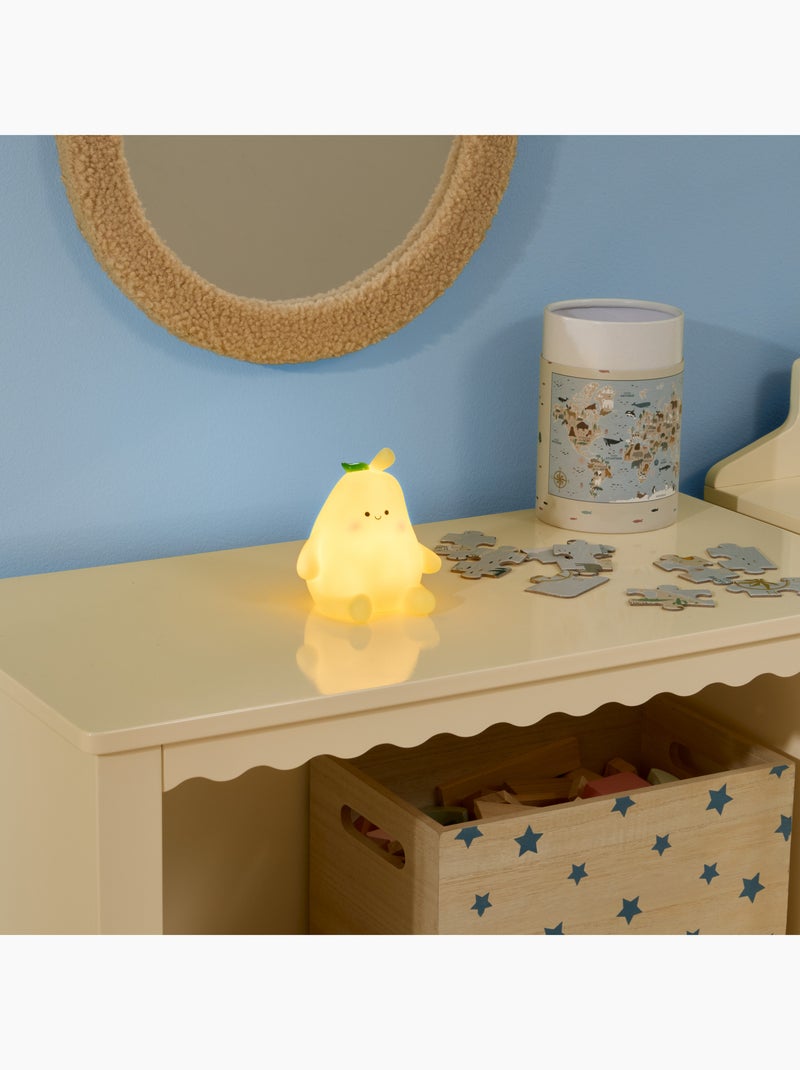 Veilleuse poire enfant rechargeable Jaune - Kiabi