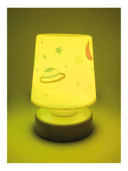 Veilleuse poussoir multicolore Espace - Aventure Spatiale - 11.5 cm - Kiabi