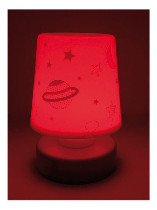 Veilleuse poussoir multicolore Espace - Aventure Spatiale - 11.5 cm - Kiabi