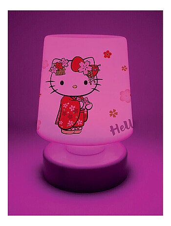 Veilleuse poussoir multicolore Hello Kitty - 11.5 cm
