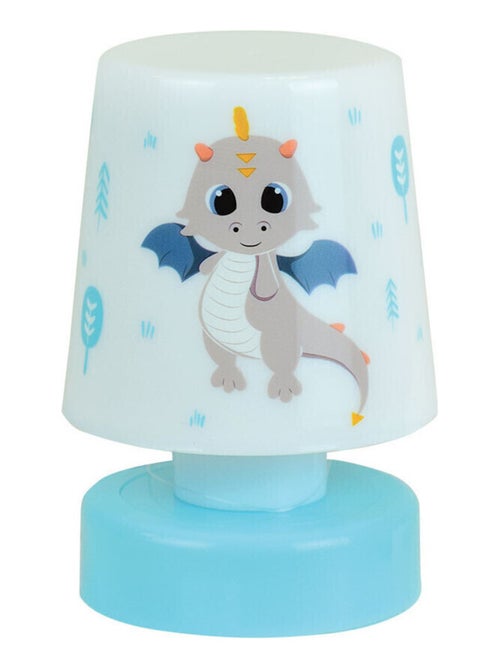 Veilleuse poussoir multicolore Léon le Dragon - 11.5 cm - Kiabi
