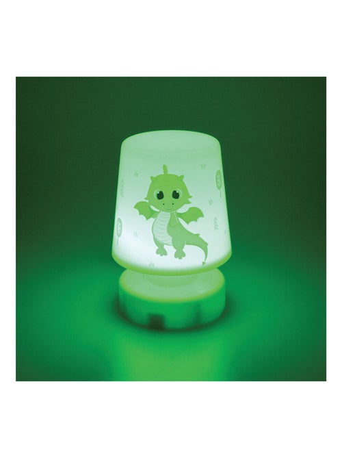 Veilleuse poussoir multicolore Léon le Dragon - 11.5 cm - Kiabi