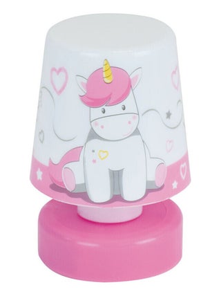 Veilleuse poussoir multicolore Licorne - 11.5 cm