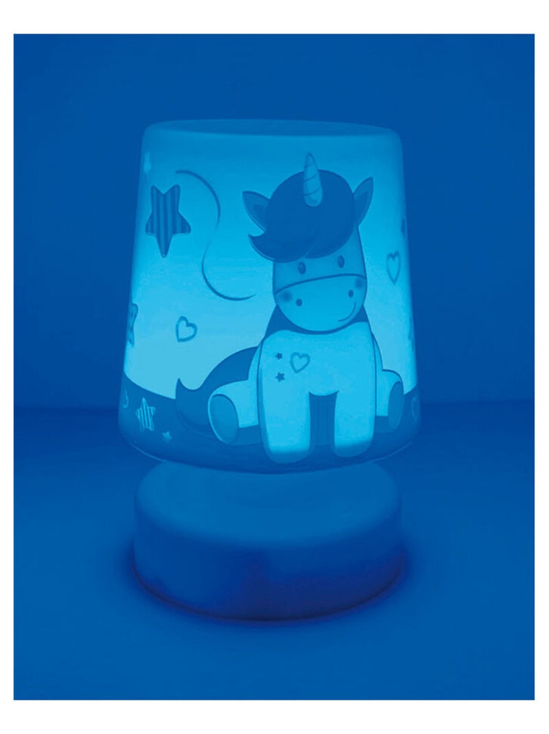 Veilleuse poussoir multicolore Licorne - 11.5 cm Multicolore - Kiabi